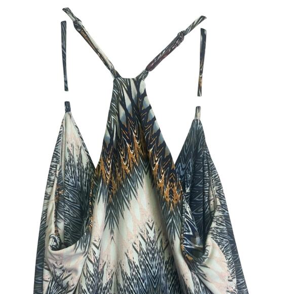 BCBGeneration Womens Small Multicolor Sleeveless Pocketed Zig Zag Mini Dress - Picture 5 of 9